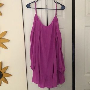 Lilly Pulitzer off the shoulder silk dress size xl